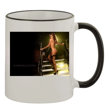 Carmen Electra 11oz Colored Rim & Handle Mug