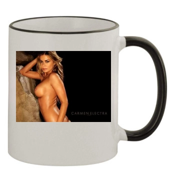 Carmen Electra 11oz Colored Rim & Handle Mug