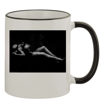 Carmen Electra 11oz Colored Rim & Handle Mug