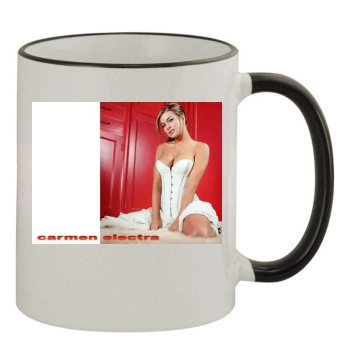 Carmen Electra 11oz Colored Rim & Handle Mug