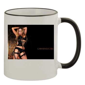 Carmen Electra 11oz Colored Rim & Handle Mug