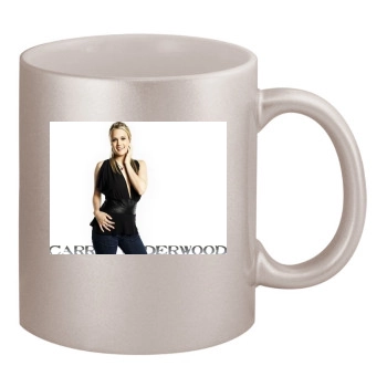 Carrie Underwood 11oz Metallic Silver Mug