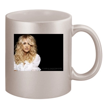 Carrie Underwood 11oz Metallic Silver Mug