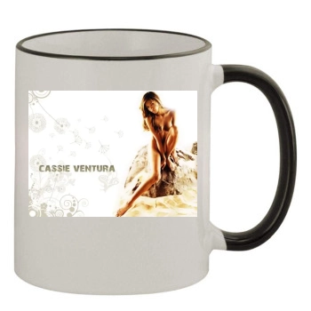 Cassie Ventura 11oz Colored Rim & Handle Mug