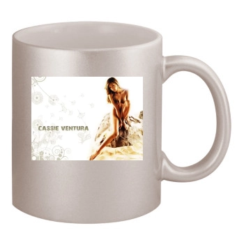 Cassie Ventura 11oz Metallic Silver Mug