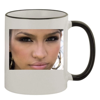 Cassie Ventura 11oz Colored Rim & Handle Mug