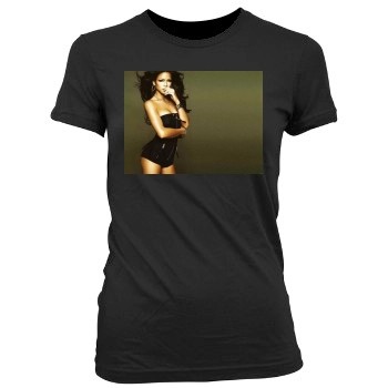 Cassie Ventura Women's Junior Cut Crewneck T-Shirt