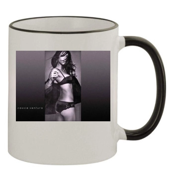 Cassie Ventura 11oz Colored Rim & Handle Mug