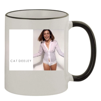 Cat Deeley 11oz Colored Rim & Handle Mug