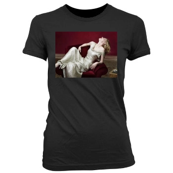 Cate Blanchett Women's Junior Cut Crewneck T-Shirt