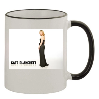 Cate Blanchett 11oz Colored Rim & Handle Mug