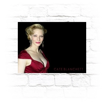 Cate Blanchett Metal Wall Art