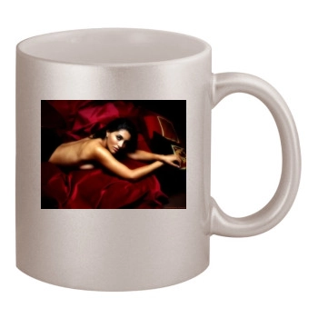 Caterina Murino 11oz Metallic Silver Mug