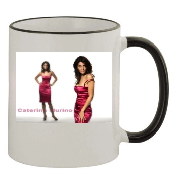 Caterina Murino 11oz Colored Rim & Handle Mug