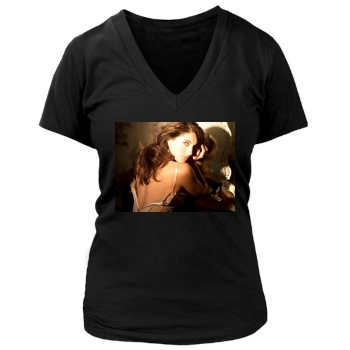 Caterina Murino Women's Deep V-Neck TShirt