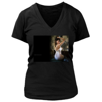 Caterina Murino Women's Deep V-Neck TShirt