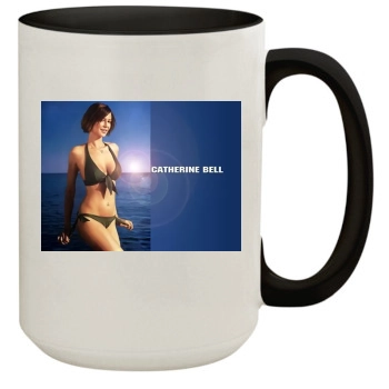 Catherine Bell 15oz Colored Inner & Handle Mug