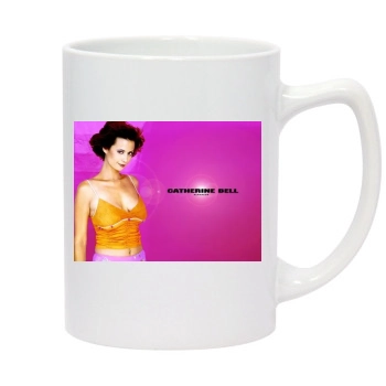 Catherine Bell 14oz White Statesman Mug