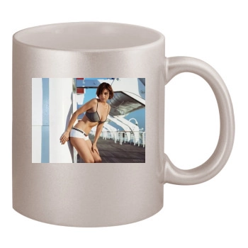 Catherine Bell 11oz Metallic Silver Mug