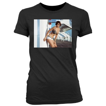 Catherine Bell Women's Junior Cut Crewneck T-Shirt