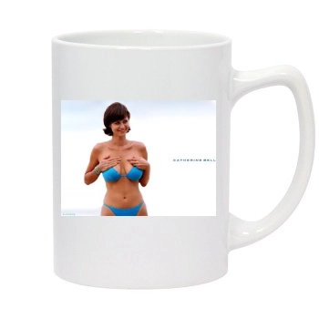 Catherine Bell 14oz White Statesman Mug