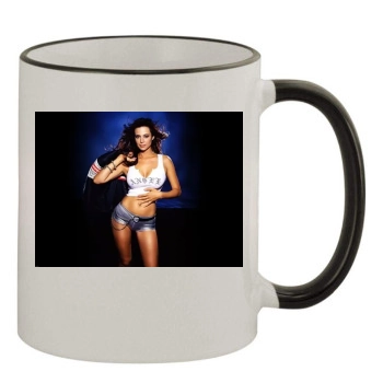 Catherine Bell 11oz Colored Rim & Handle Mug