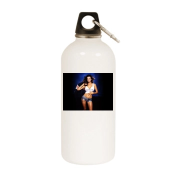 Catherine Bell White Water Bottle With Carabiner