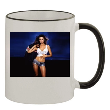 Catherine Bell 11oz Colored Rim & Handle Mug