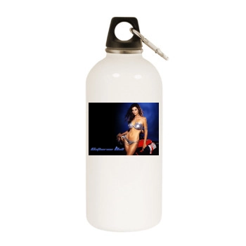 Catherine Bell White Water Bottle With Carabiner