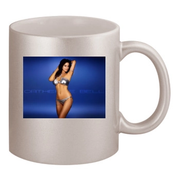 Catherine Bell 11oz Metallic Silver Mug