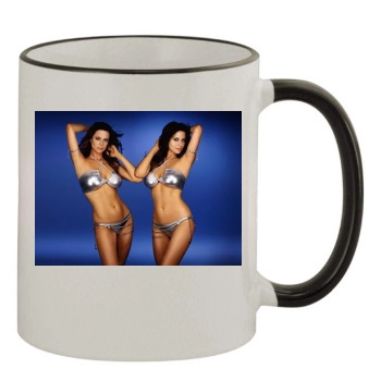 Catherine Bell 11oz Colored Rim & Handle Mug