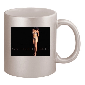 Catherine Bell 11oz Metallic Silver Mug