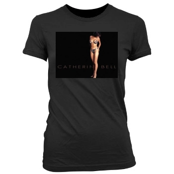 Catherine Bell Women's Junior Cut Crewneck T-Shirt