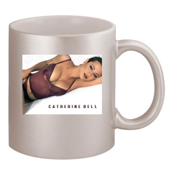 Catherine Bell 11oz Metallic Silver Mug