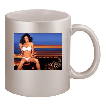 Catherine Bell 11oz Metallic Silver Mug