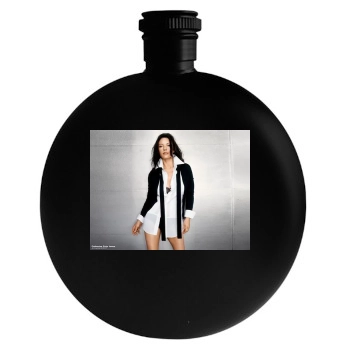 Catherine Zeta-Jones Round Flask