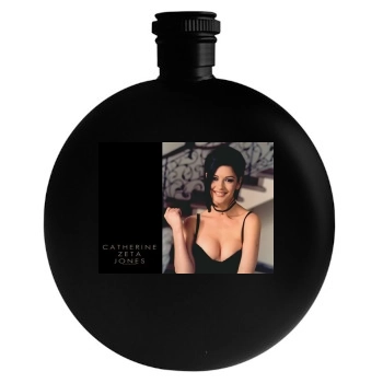 Catherine Zeta-Jones Round Flask