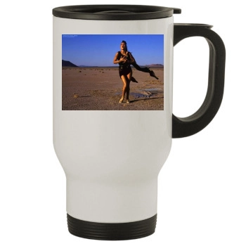 Catherine Zeta-Jones Stainless Steel Travel Mug