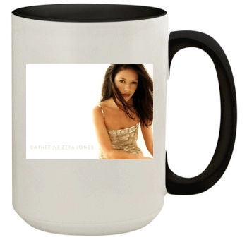 Catherine Zeta-Jones 15oz Colored Inner & Handle Mug