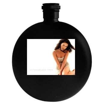 Catherine Zeta-Jones Round Flask