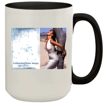 Catherine Zeta-Jones 15oz Colored Inner & Handle Mug