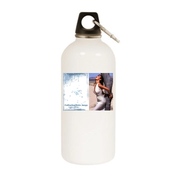 Catherine Zeta-Jones White Water Bottle With Carabiner