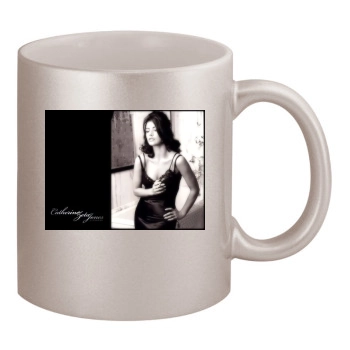 Catherine Zeta-Jones 11oz Metallic Silver Mug