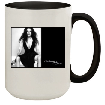 Catherine Zeta-Jones 15oz Colored Inner & Handle Mug