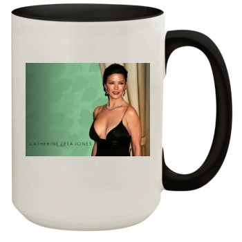 Catherine Zeta-Jones 15oz Colored Inner & Handle Mug