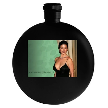 Catherine Zeta-Jones Round Flask