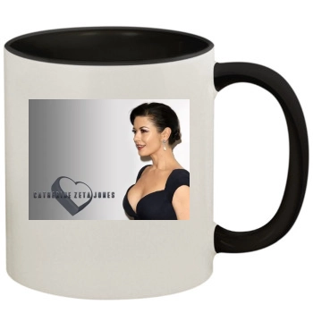 Catherine Zeta-Jones 11oz Colored Inner & Handle Mug