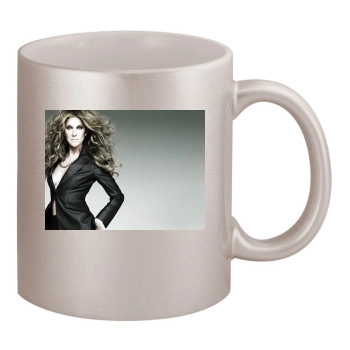 Celine Dion 11oz Metallic Silver Mug