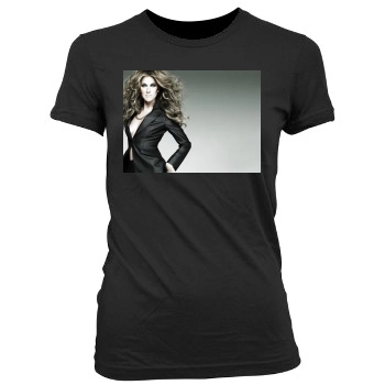 Celine Dion Women's Junior Cut Crewneck T-Shirt