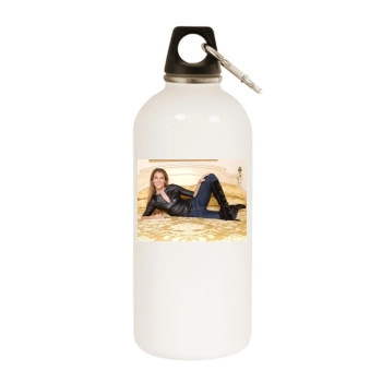 Celine Dion White Water Bottle With Carabiner